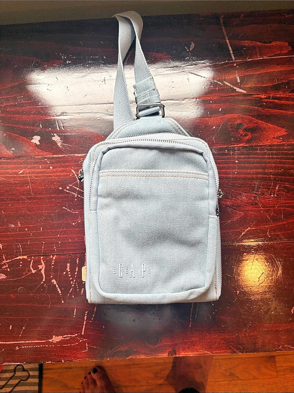GAP x BÉIS The Sport Sling Denim Crossbody Bag